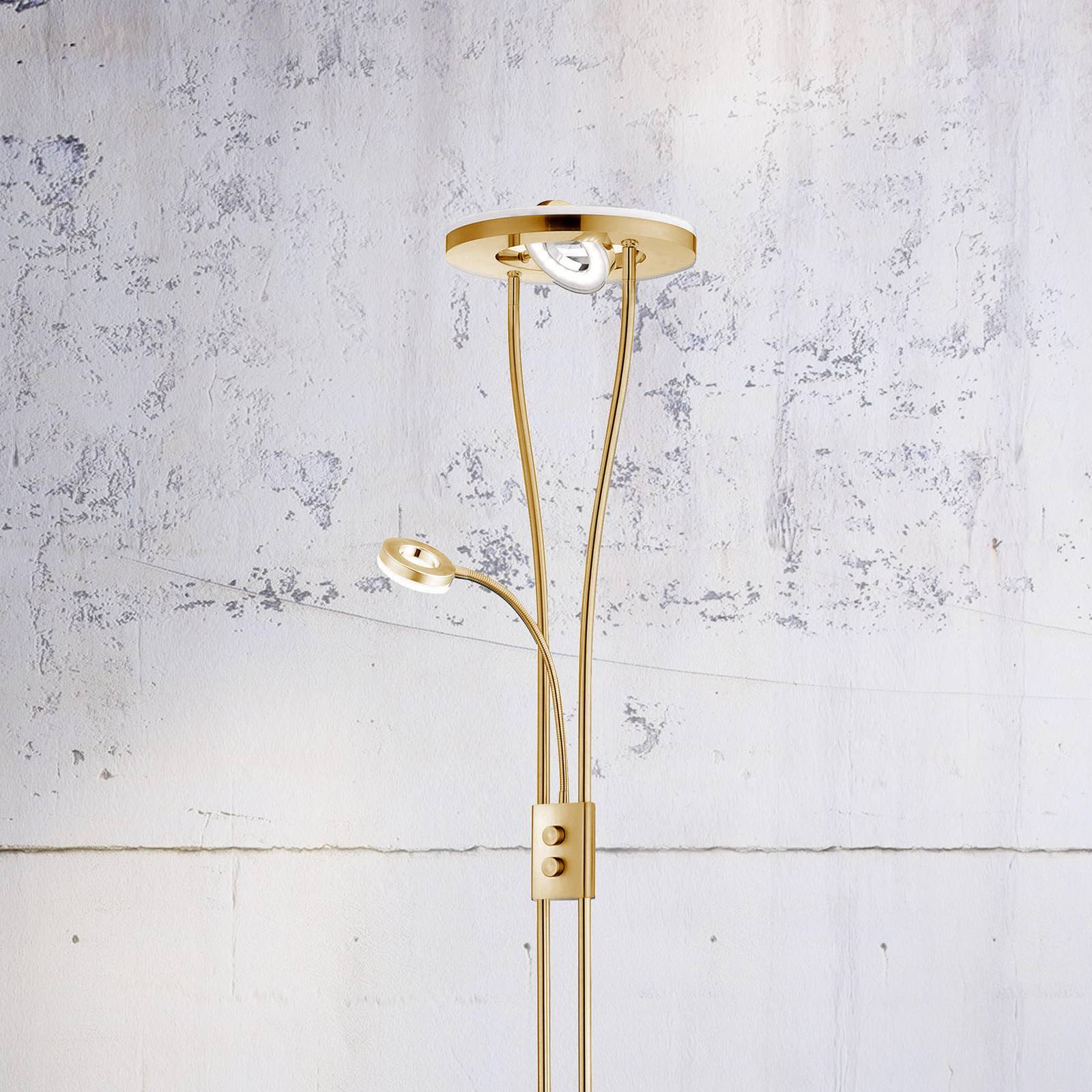 Svítidlo Leuchten Direkt matná mosaz železo/plast/ocel