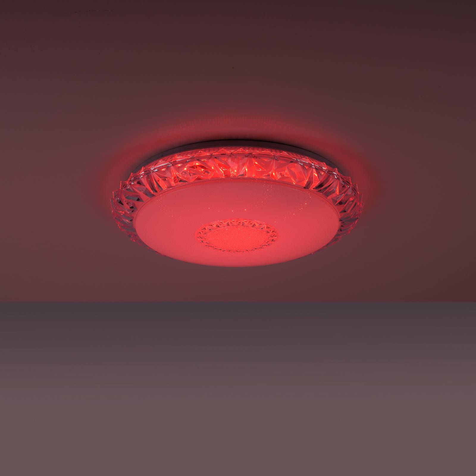 Svítidlo Leuchten Direkt transparentní železo/plast