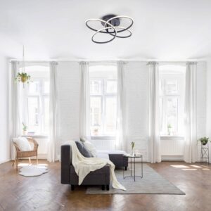 Svítidlo Leuchten Direkt černá kov/plast