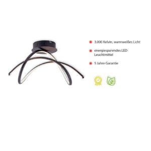 Svítidlo Leuchten Direkt rezavě hnědá ocel/plast