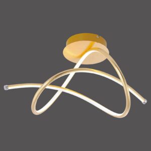 Svítidlo Leuchten Direkt zlatá ocel/plast