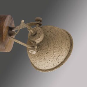 Svítidlo Leuchten Direkt šedý/hnědý železo/dřevo