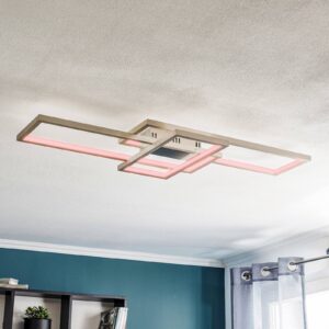 Svítidlo Lindby nikl železo/hliník/plast