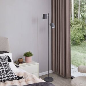 Svítidlo Lindby šedá železo