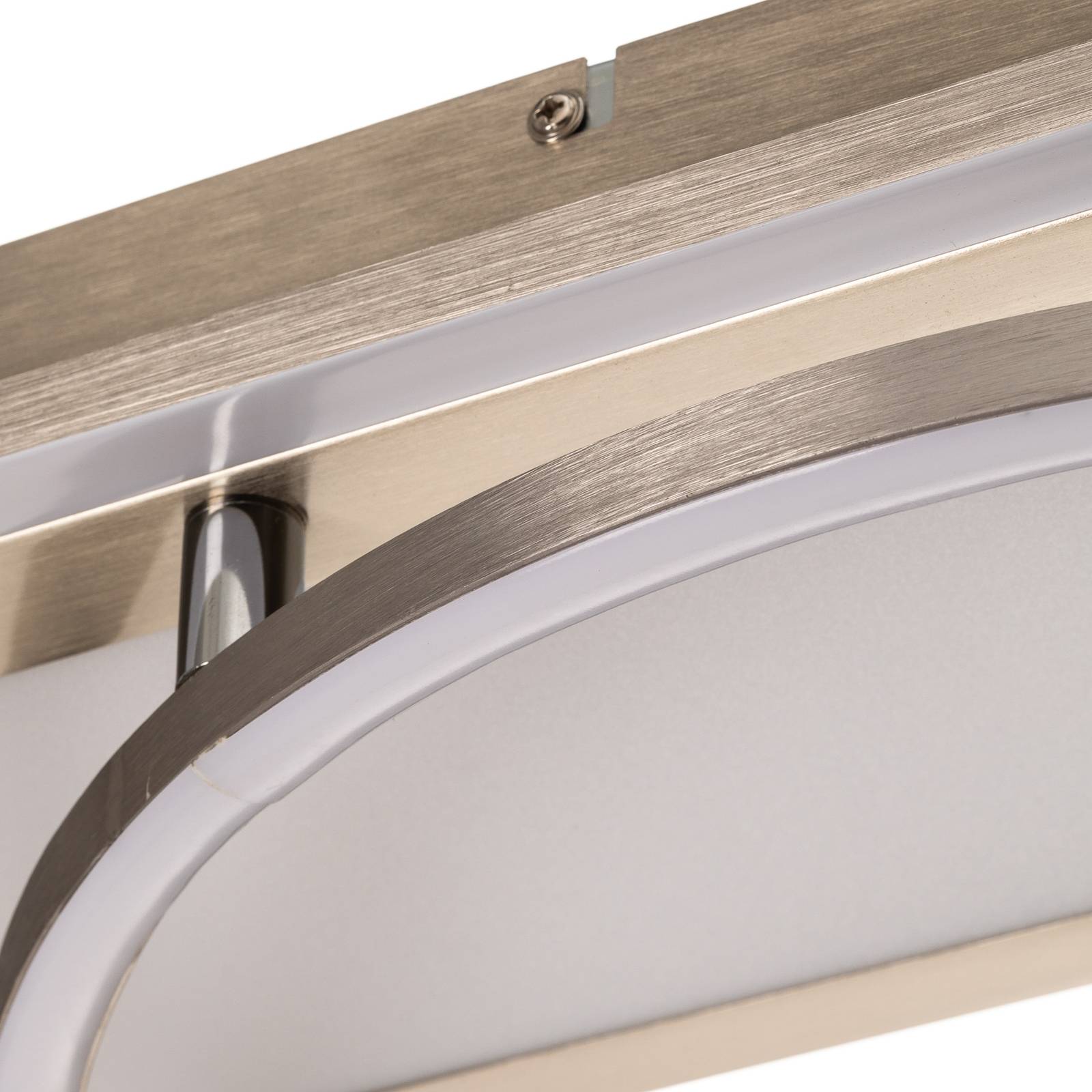 Svítidlo Lindby nikl hliník/plast