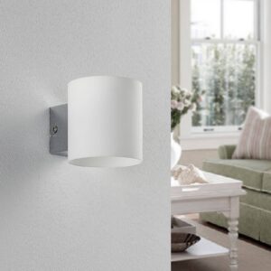 Svítidlo Lindby bílý/chrom sklo/kov