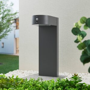 Svítidlo Lindby antracit/šedá hliník/sklo