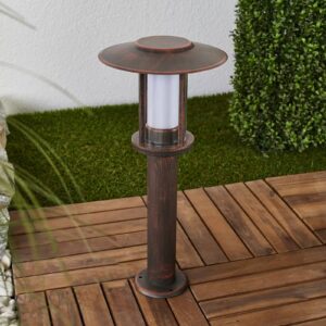 Svítidlo Lindby rezavá hnědá/čirá/bílá nerezová ocel/polykarbonát