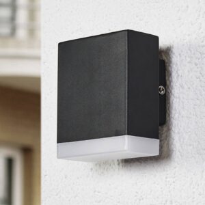 Svítidlo Lindby černá/opálová nerezová ocel/polykarbonát