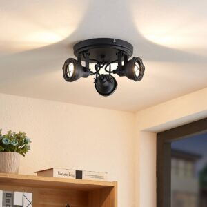 Svítidlo Lindby černá korund ocel