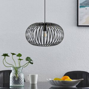 Svítidlo Lindby černá/mosaz kartáčovaná ocel