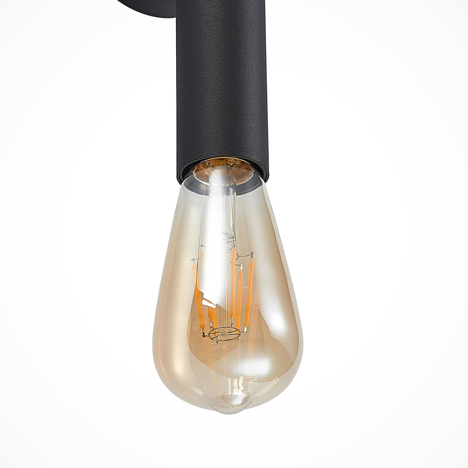 Lindby Thalija nástěnné svítidlo, dvoužárovkové, Obývací pokoj / jídelna, železo, E27, 60W, L: 10 cm, K: 40cm - Image 3