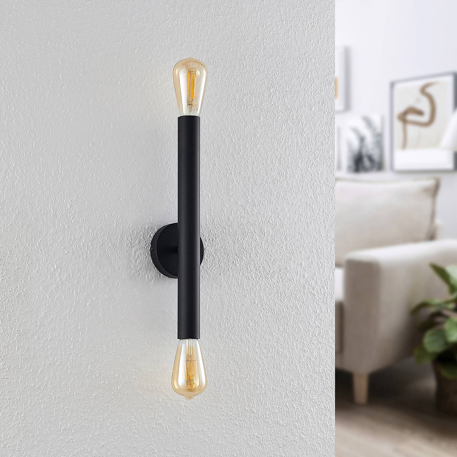 Svítidlo Lindby černá matná železo