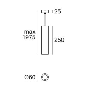 Svítidlo Linea Light černá železo/hliník