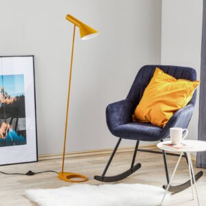 Svítidlo Louis Poulsen okrově žlutá ocel/zinkový odlitek