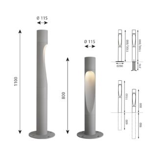 Svítidlo Louis Poulsen hliník strukturovaný hliník