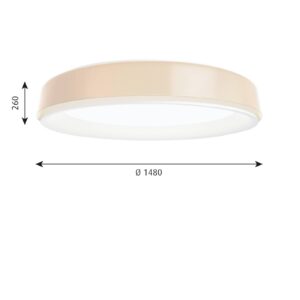 Svítidlo Louis Poulsen šampaňský/bílý matný ABS/PE/PMMA