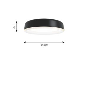 Svítidlo Louis Poulsen černá/bílá matná ABS/PE/PMMA