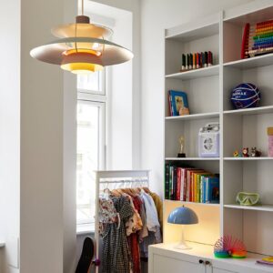 Svítidlo Louis Poulsen šedá/modrá/růžová hliník