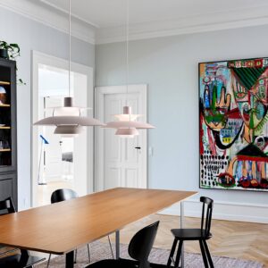 Svítidlo Louis Poulsen růžový hliník