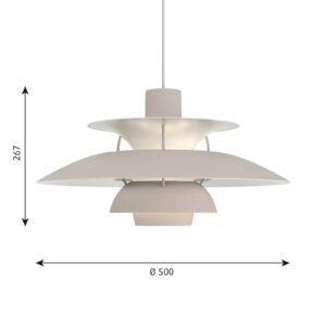 Svítidlo Louis Poulsen šedá hliník