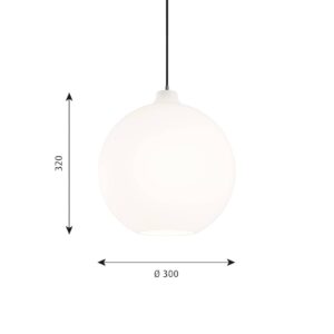 Svítidlo Louis Poulsen ocel kartáčovaná/bílý opálový sklo/ocel