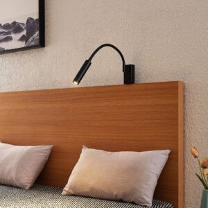 Svítidlo Lucande matná černá železo