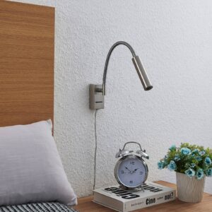 Svítidlo Lucande nikl satinovaný železo