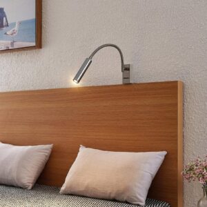 Svítidlo Lucande nikl satinovaný železo