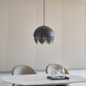 Svítidlo Lucande černá/zlatá železo