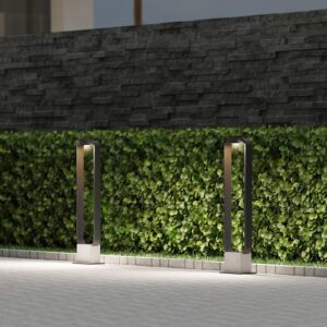 Svítidlo Lucande grafitově šedá/bílá/betonově šedá hliník/polykarbonát/beton