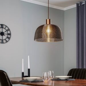 Svítidlo Lucande kávově hnědá hliník/železo