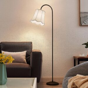 Svítidlo Lucande stříbrošedá/černá tkanina/železo