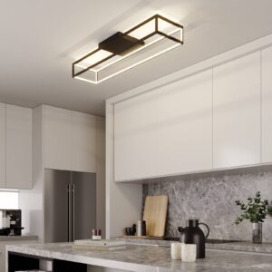 Svítidlo Lucande matná černá/bílá hliník/polykarbonát