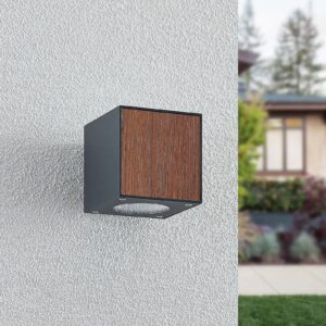 Svítidlo Lucande dřevo hliníkový tlakový odlitek/sklo