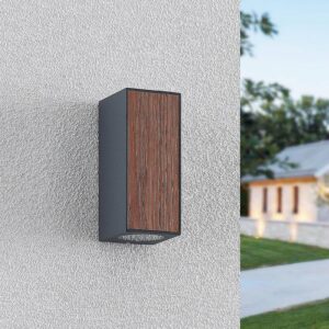 Svítidlo Lucande dřevo hliníkový tlakový odlitek/sklo