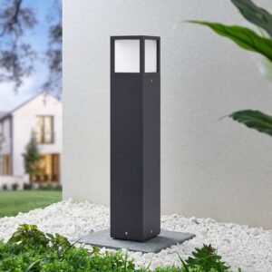 Svítidlo Lucande tmavě šedý hliníkový tlakový odlitek/polykarbonát