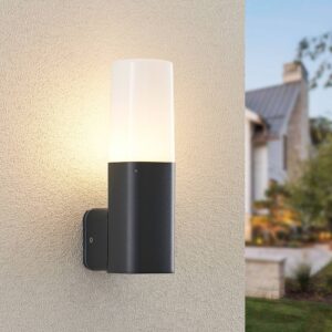 Svítidlo Lucande antracitová/bílá hliník/polykarbonát