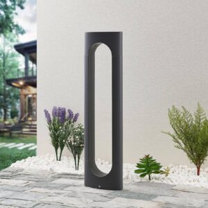 Svítidlo Lucande tmavě šedá hliníkový odlitek/plast