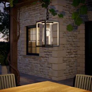 Svítidlo Lucande grafitově šedá (RAL 840-M) hliník/sklo