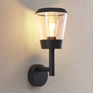 Svítidlo Lucande antracit/čirá hliník/polykarbonát