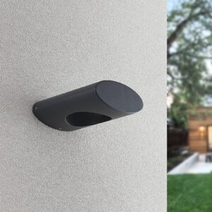 Svítidlo Lucande tmavě šedá hliníkový odlitek/plast