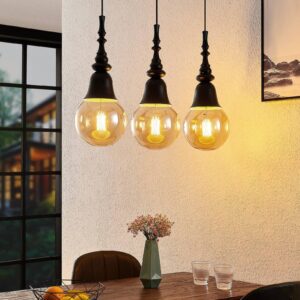 Svítidlo Lucande černá železo