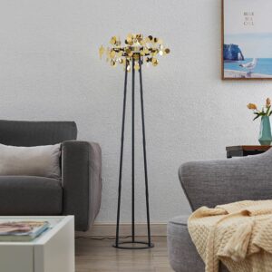 Svítidlo Lucande černý/mosaz železo/hliník/plast