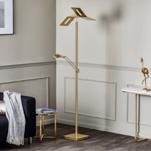 Svítidlo Lucande mosaz nerez/železo