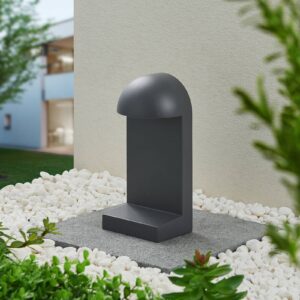 Svítidlo Lucande tmavě šedý hliníkový tlakový odlitek/polykarbonát