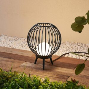 Svítidlo Lucande černá/bílá hliník/železo/plast