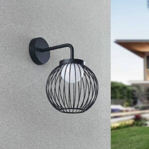 Svítidlo Lucande černá/bílá hliník/železo/plast