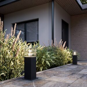 Svítidlo Lucande grafitově šedá hliník/plast