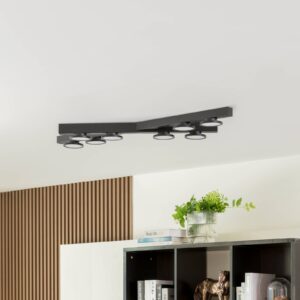 Svítidlo Lucande černá železo